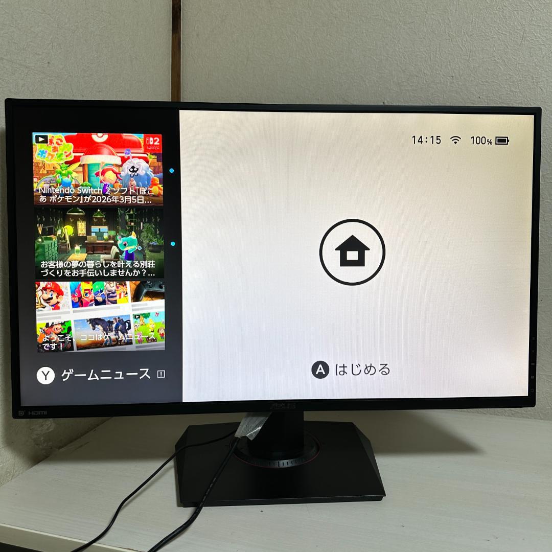 ASUS 144Hz 27インチ ゲーミングモニター