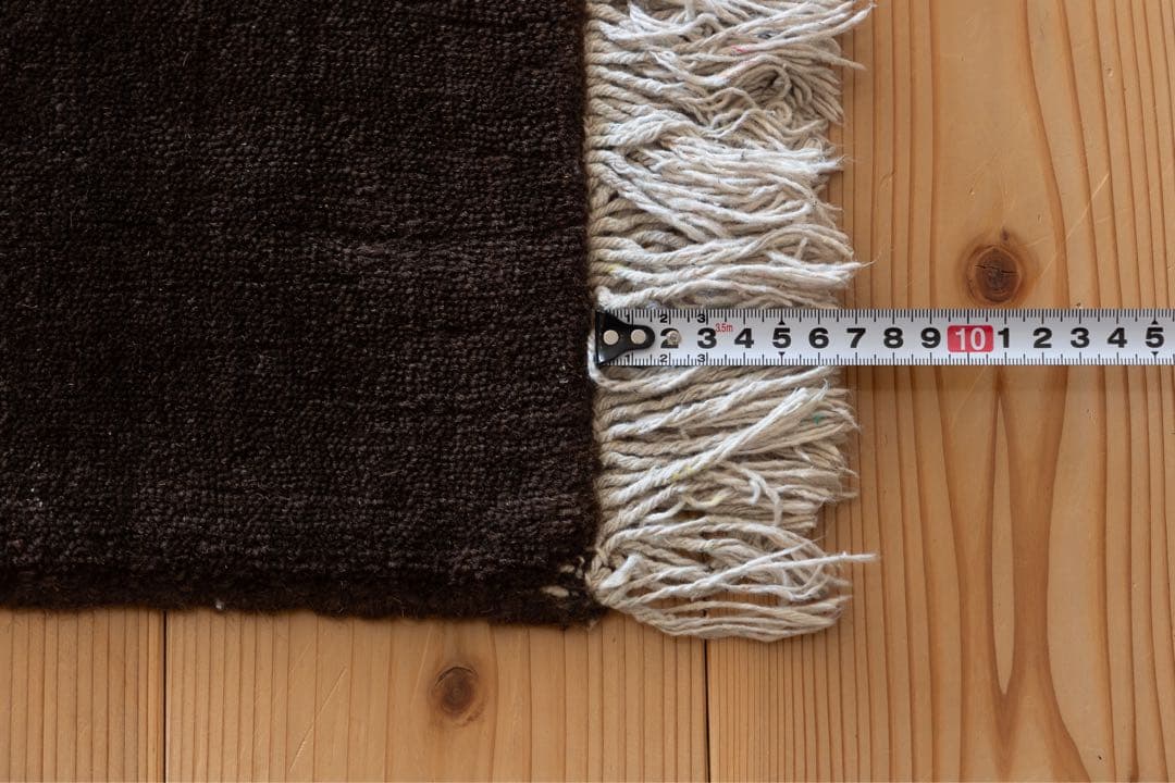 【美品】ギャッベ 150×200 a.depecheオリジナル ウール ラグ