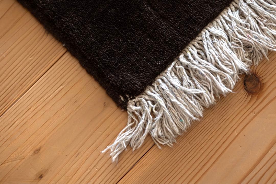 【美品】ギャッベ 150×200 a.depecheオリジナル ウール ラグ