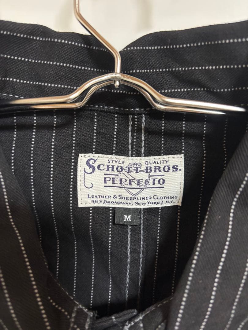 Schott ショット　オールドヒッコリーデニムジャケット　ブラック　Mサイズ