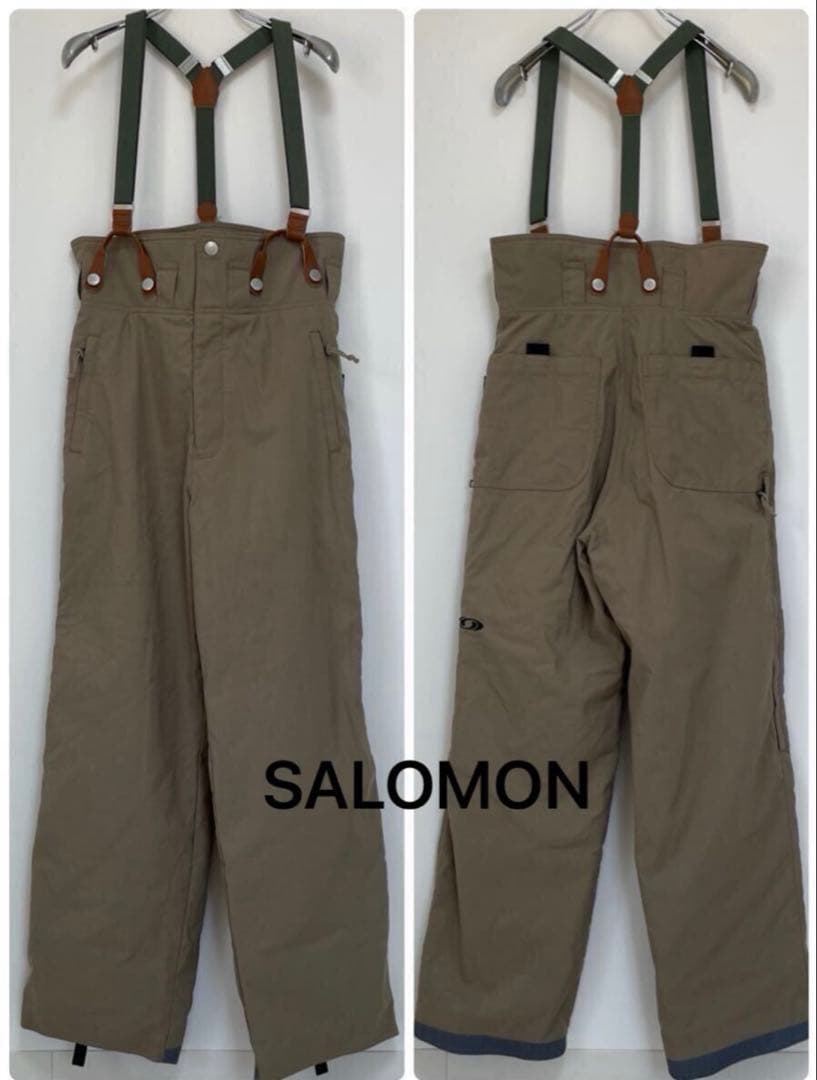 サロモン SALOMON スキーウェア ボードウェア ウォームテック サロペット