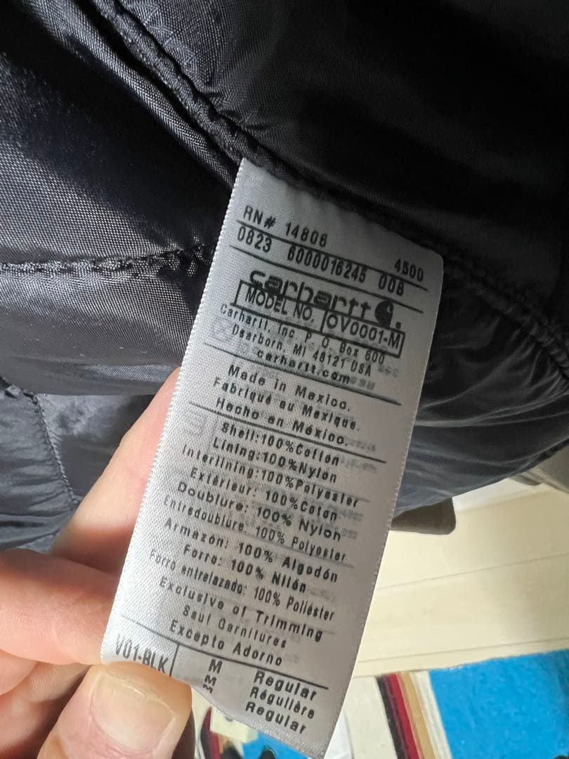 カーハート　ダックベスト　Mサイズ