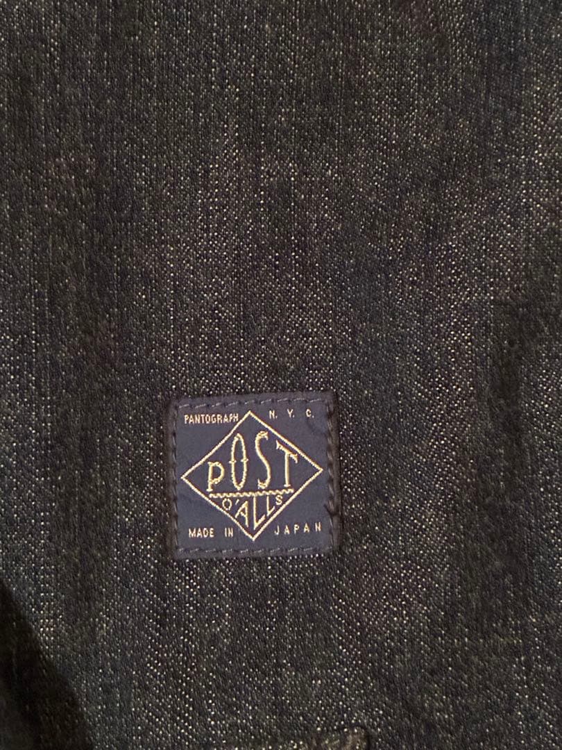ジャケット・アウター POST O'ALLS denim with lining indigo