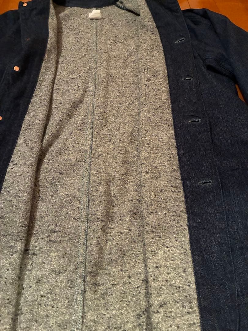ジャケット・アウター POST O'ALLS denim with lining indigo
