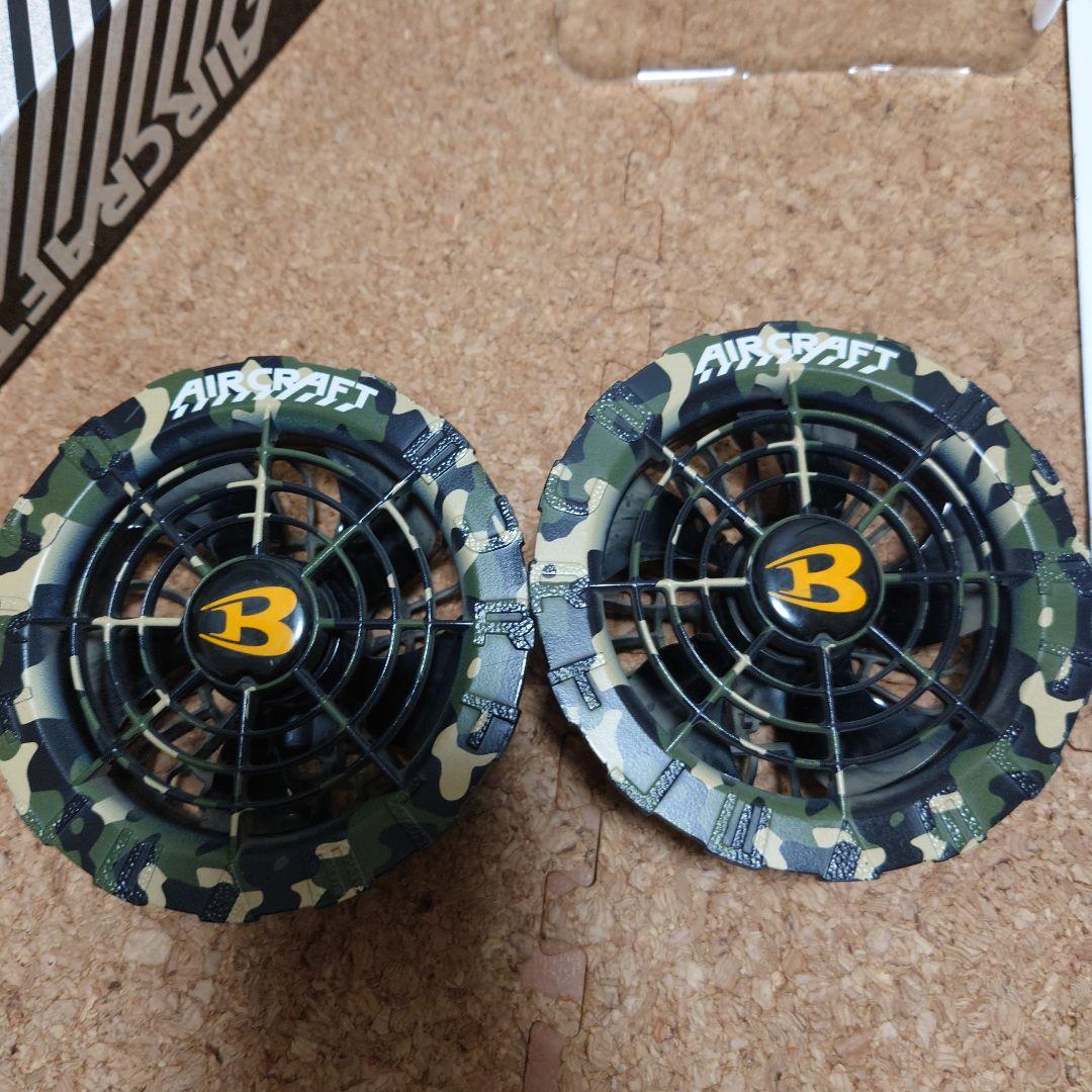 バートル Burtle AC08-22vバッテリー ファン マーリン セット。