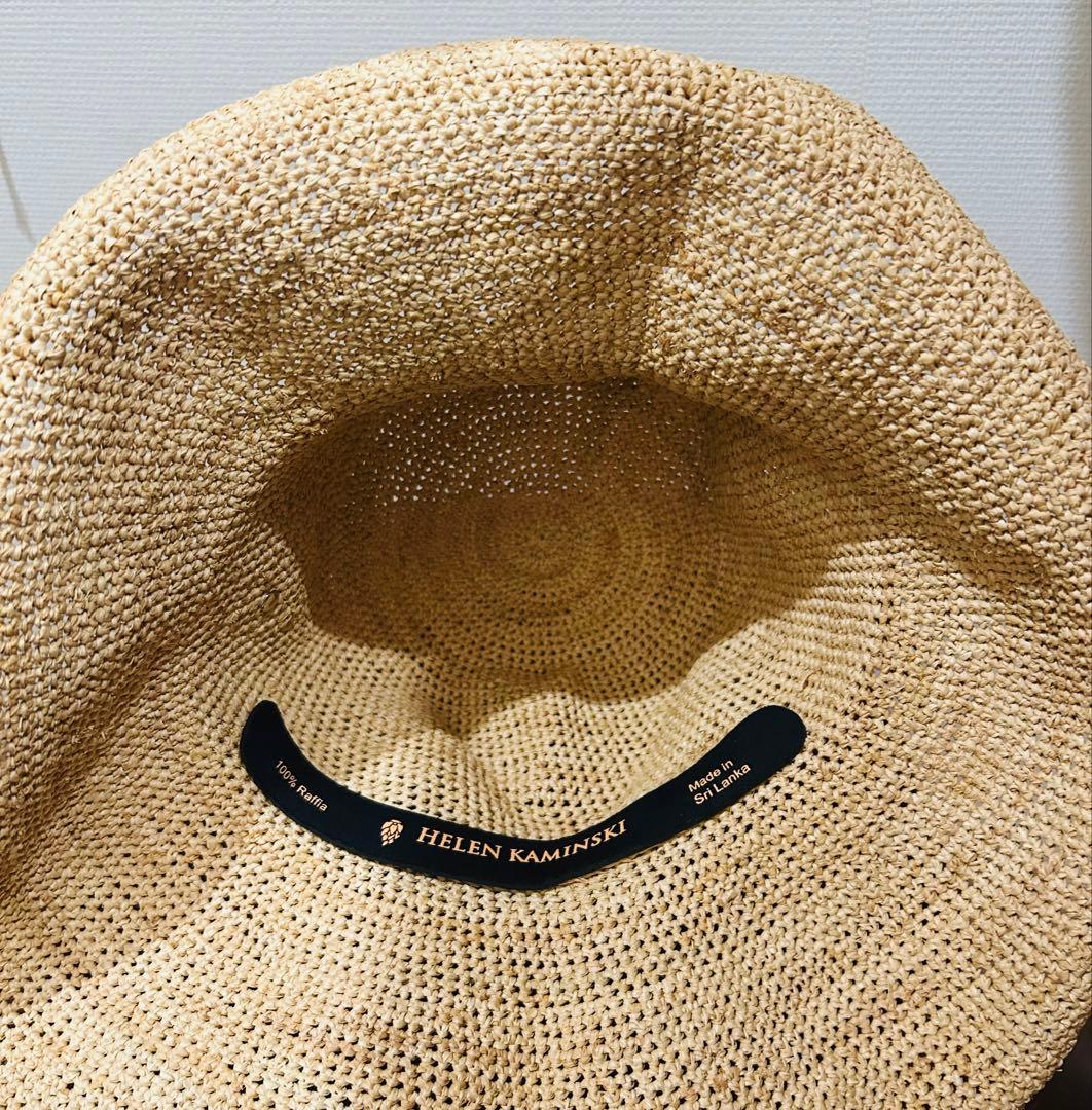 HELEN KAMINSKI ベージュ　ラフィア