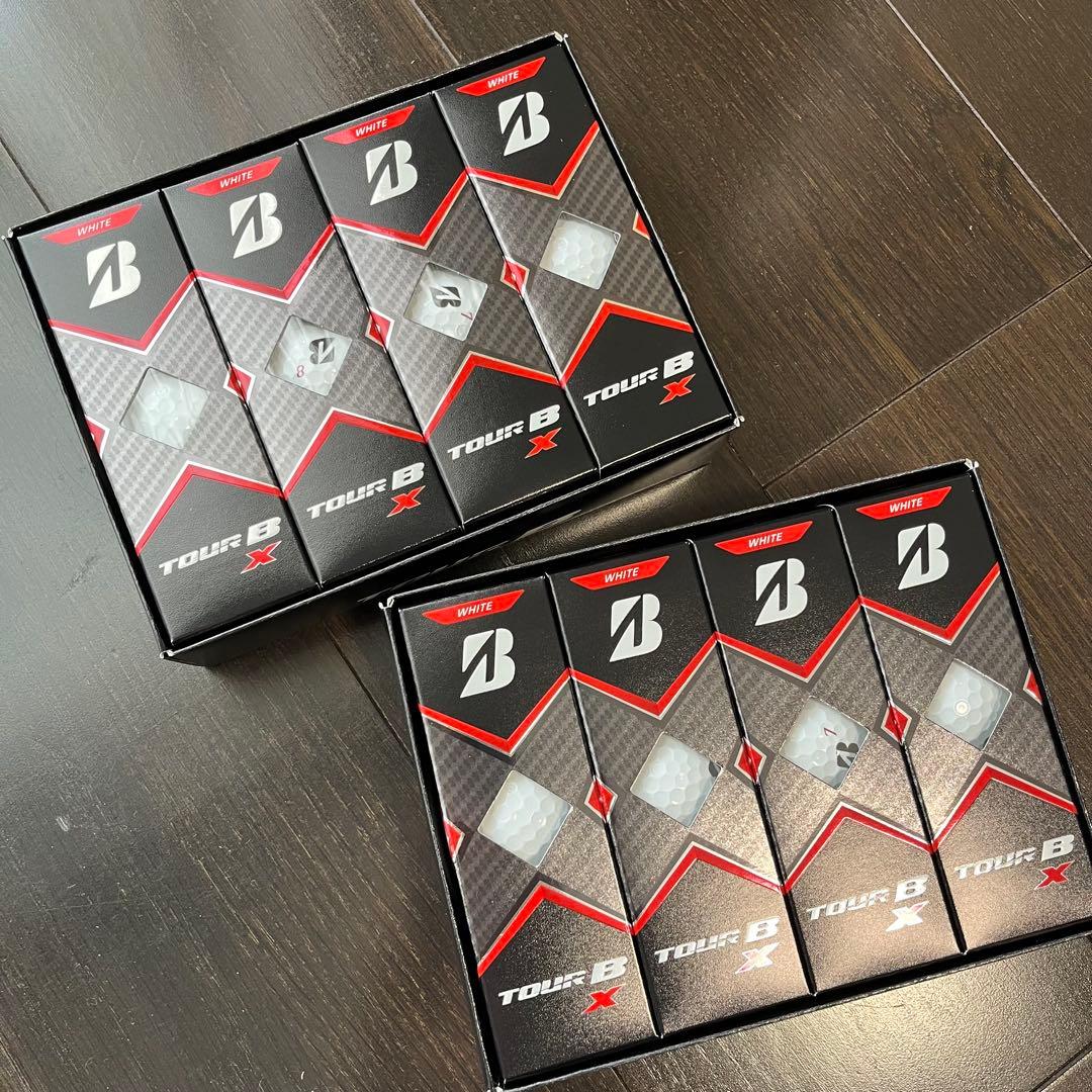 ブリヂストン TOUR B X ゴルフボール 12個入り ×2箱