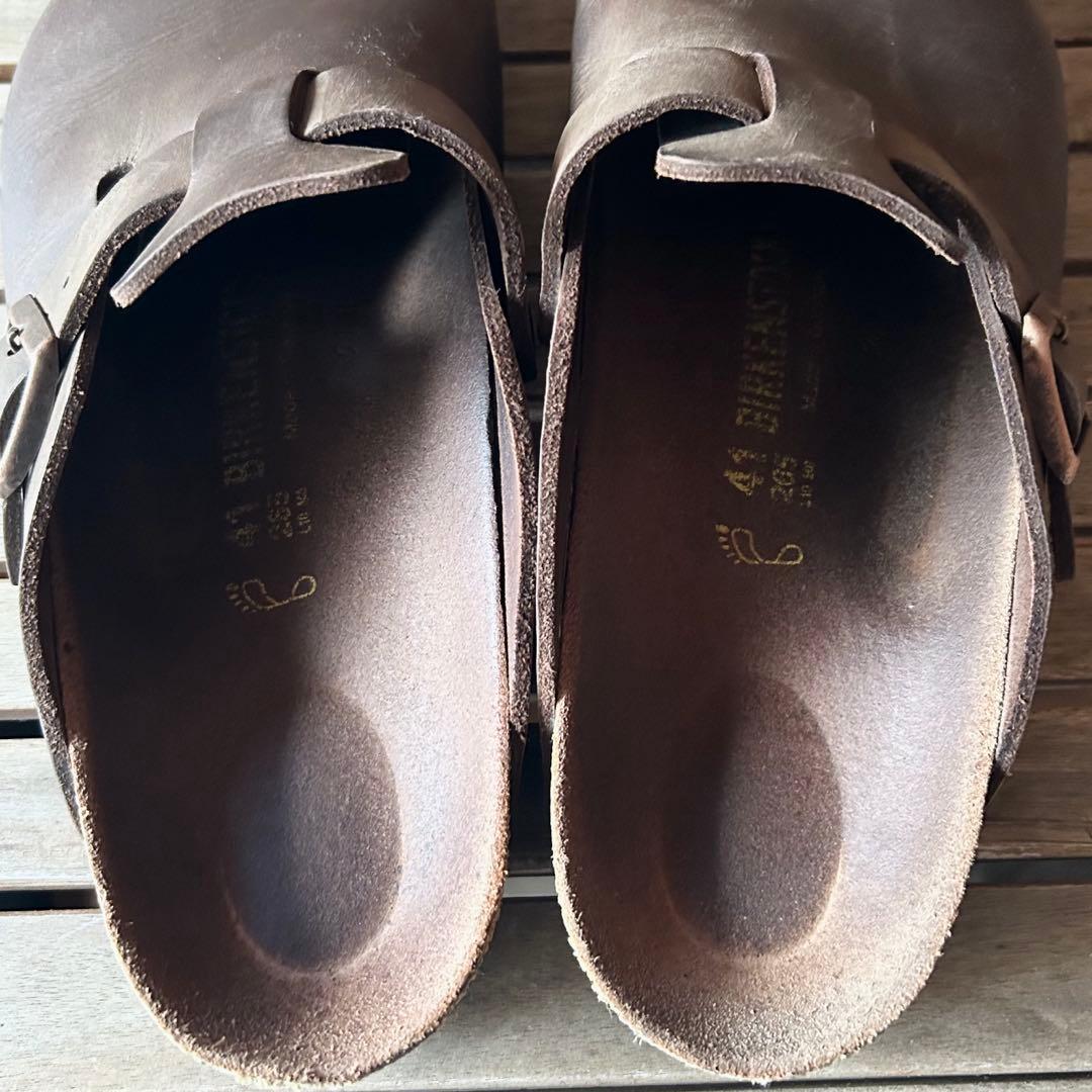 BIRKENSTOCK Boston 41 ブラウン レザー ボストン
