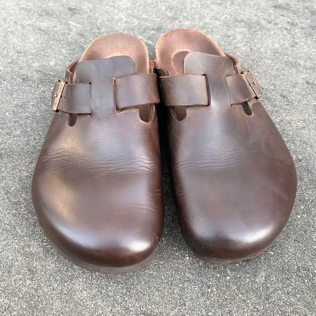 BIRKENSTOCK Boston 41 ブラウン レザー ボストン