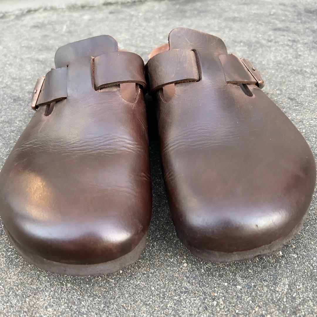 BIRKENSTOCK Boston 41 ブラウン レザー ボストン