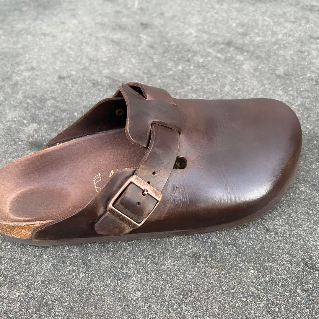 BIRKENSTOCK Boston 41 ブラウン レザー ボストン