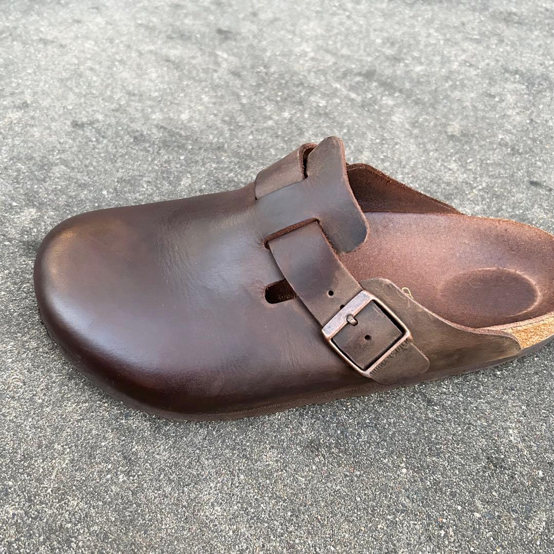 BIRKENSTOCK Boston 41 ブラウン レザー ボストン