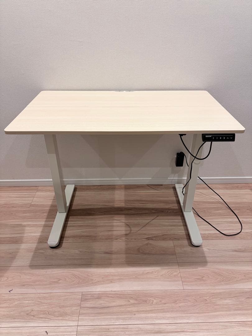電動 オフィスワークテーブル 昇降式デスク スタンディングデスク　100×60
