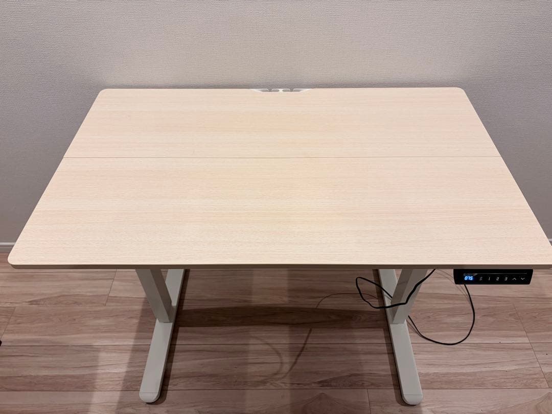 電動 オフィスワークテーブル 昇降式デスク スタンディングデスク　100×60