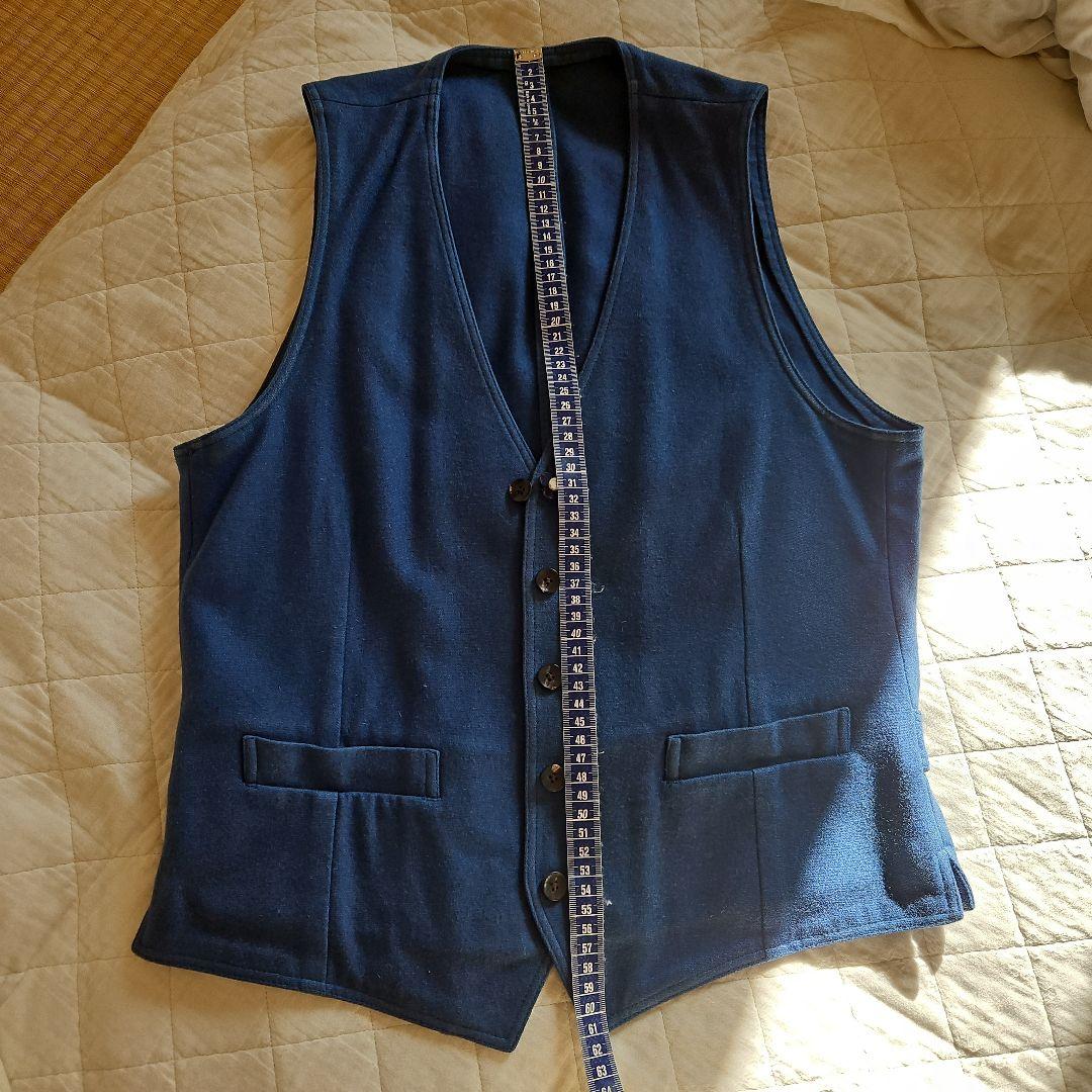 【新品に近い】ラルディーニ　秋冬ジレ　カシミア100%　S44　定価約9万円