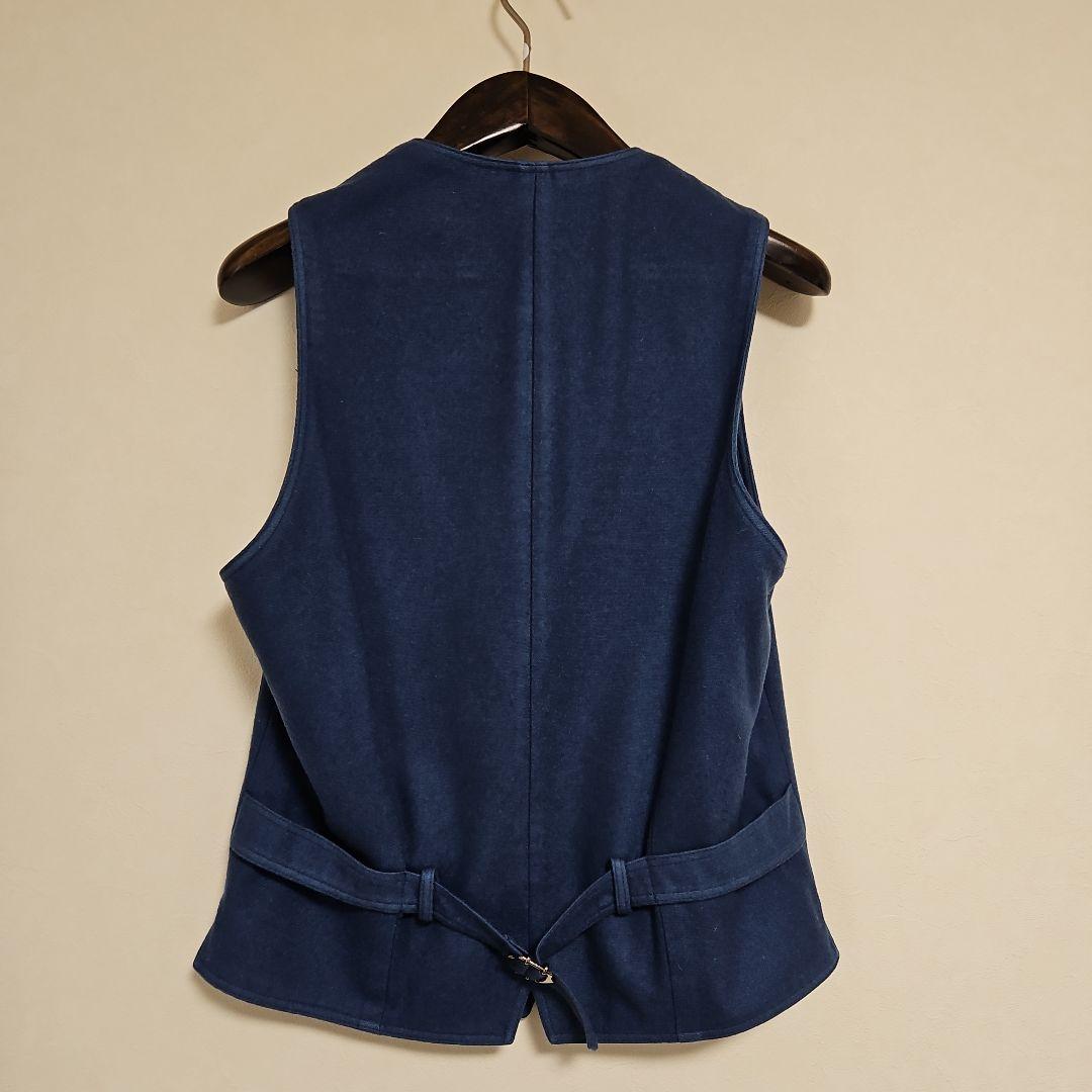 【新品に近い】ラルディーニ　秋冬ジレ　カシミア100%　S44　定価約9万円