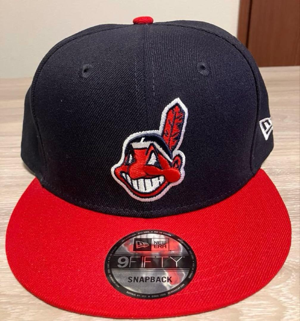 【1/18まで!】CLEインディアンス　9FIFTY　ワフー酋長　スナップバック