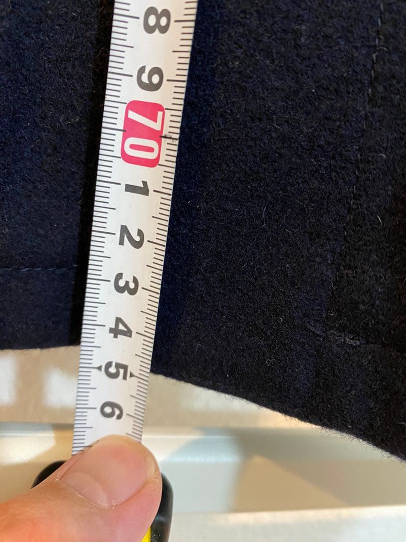 eyejunyaman×Carhartt ネイビー カバーオール ウール/レザー