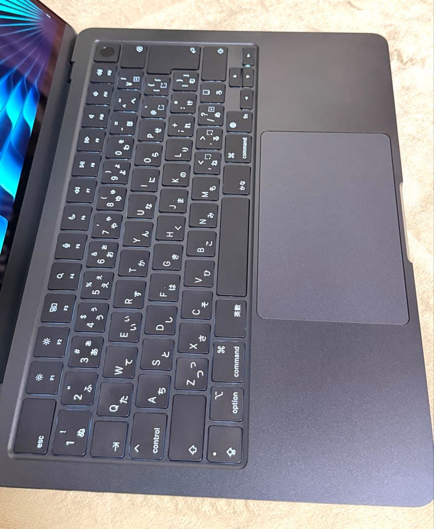 美品 MacBook Air 13インチ M3 16GB 512GBミッドナイト