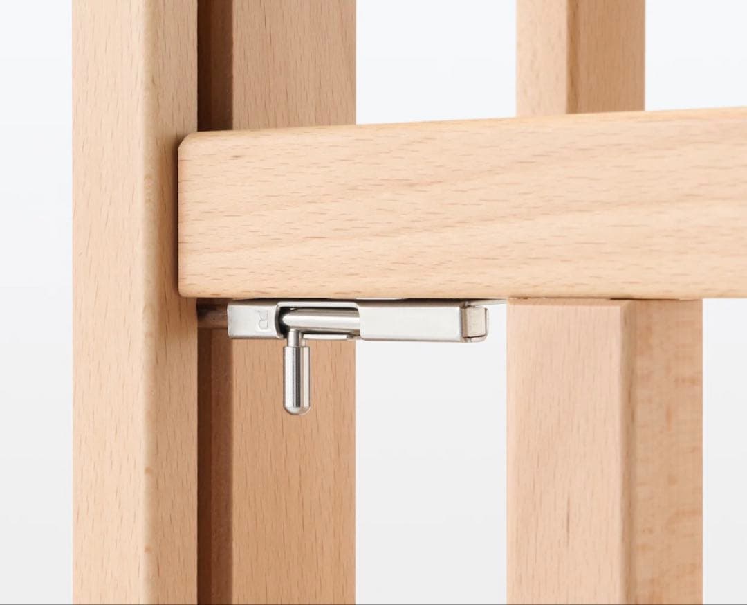 【美品】無印良品 ベビーベッド　【オーク材】