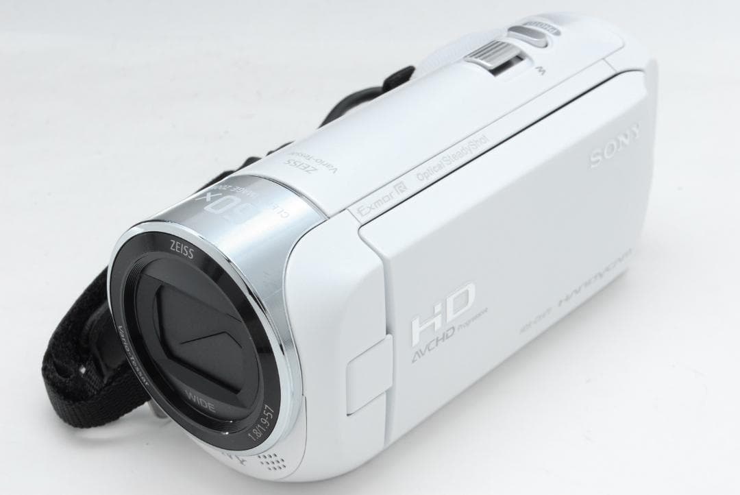 【美品】ソニー SONY HDR-CX470 デジタルビデオカメラ ホワイト