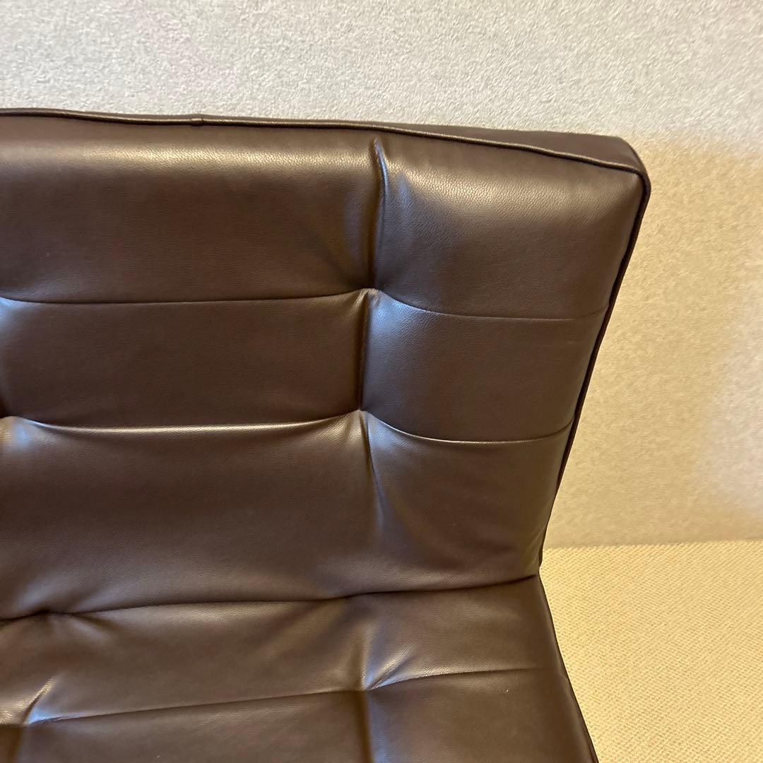 【YTK TBT】ソファー　ソファ　革ソファー　ウォルナット　2人掛け