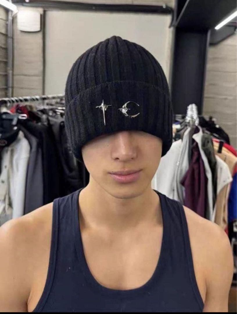 Thug Club TC EMBLEM BASIC BEANIE ブラック