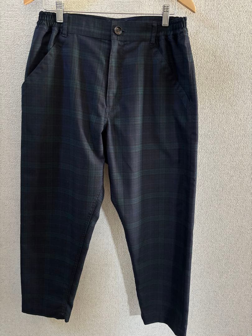 コムデギャルソン　ブラックウォッチ　セレモニーパンツ