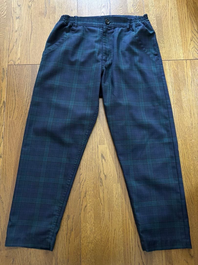 コムデギャルソン　ブラックウォッチ　セレモニーパンツ