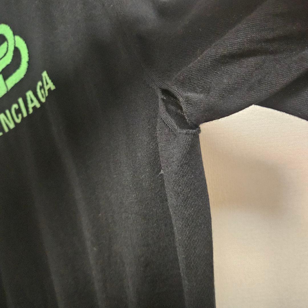 BALENCIAGA ロゴニット セーター ブラック M ※脇穴あり