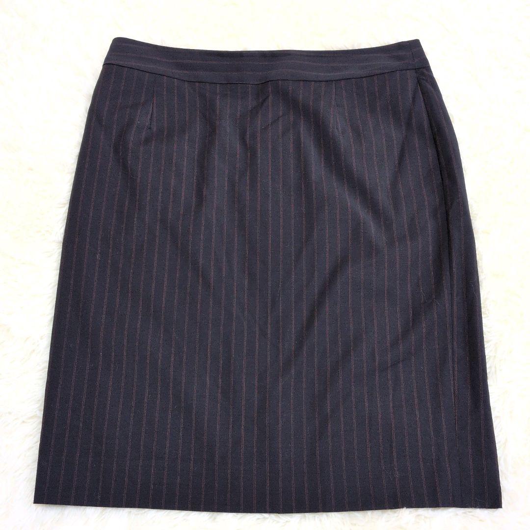 カシヤマ 洗える ビジネススーツ セットアップ ネイビー 大きいサイズ