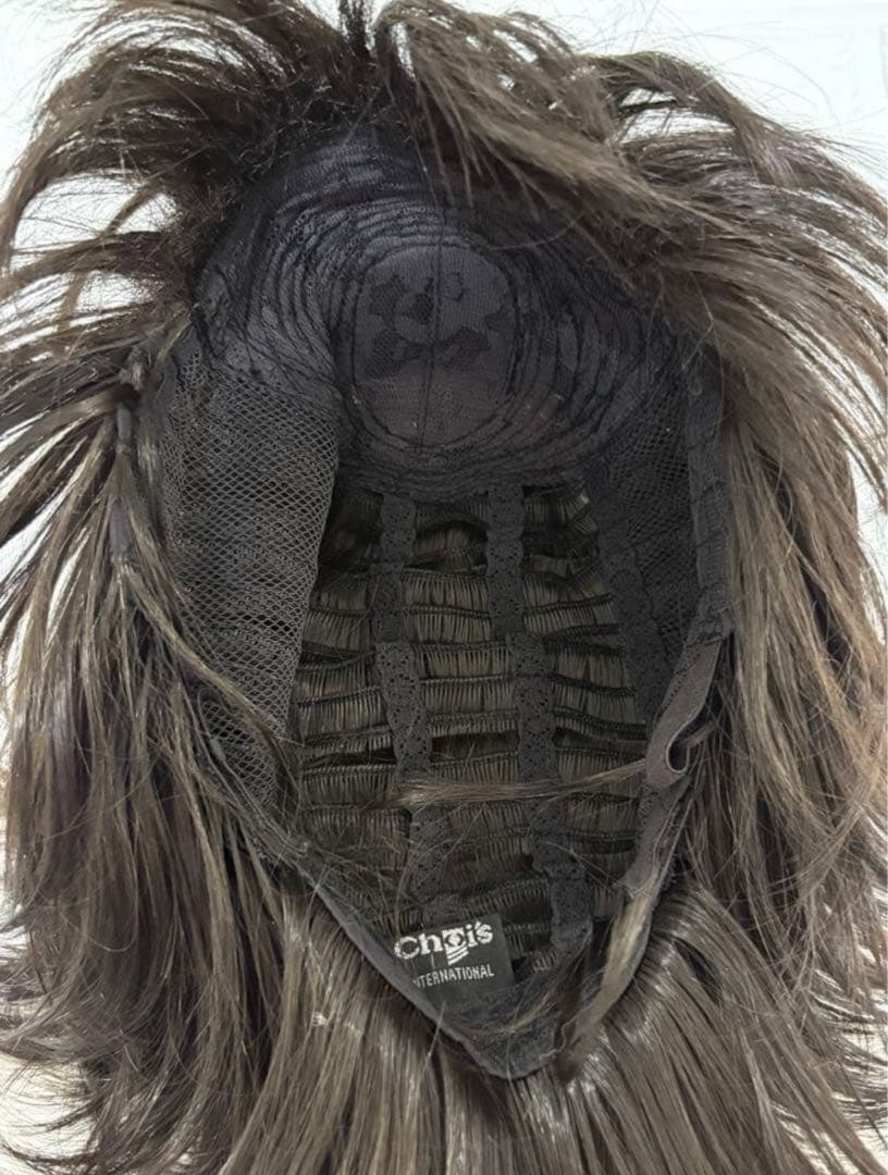 医療用 フルウィッグ ダークブラウン ブラウンブラック ショートヘア レイヤー