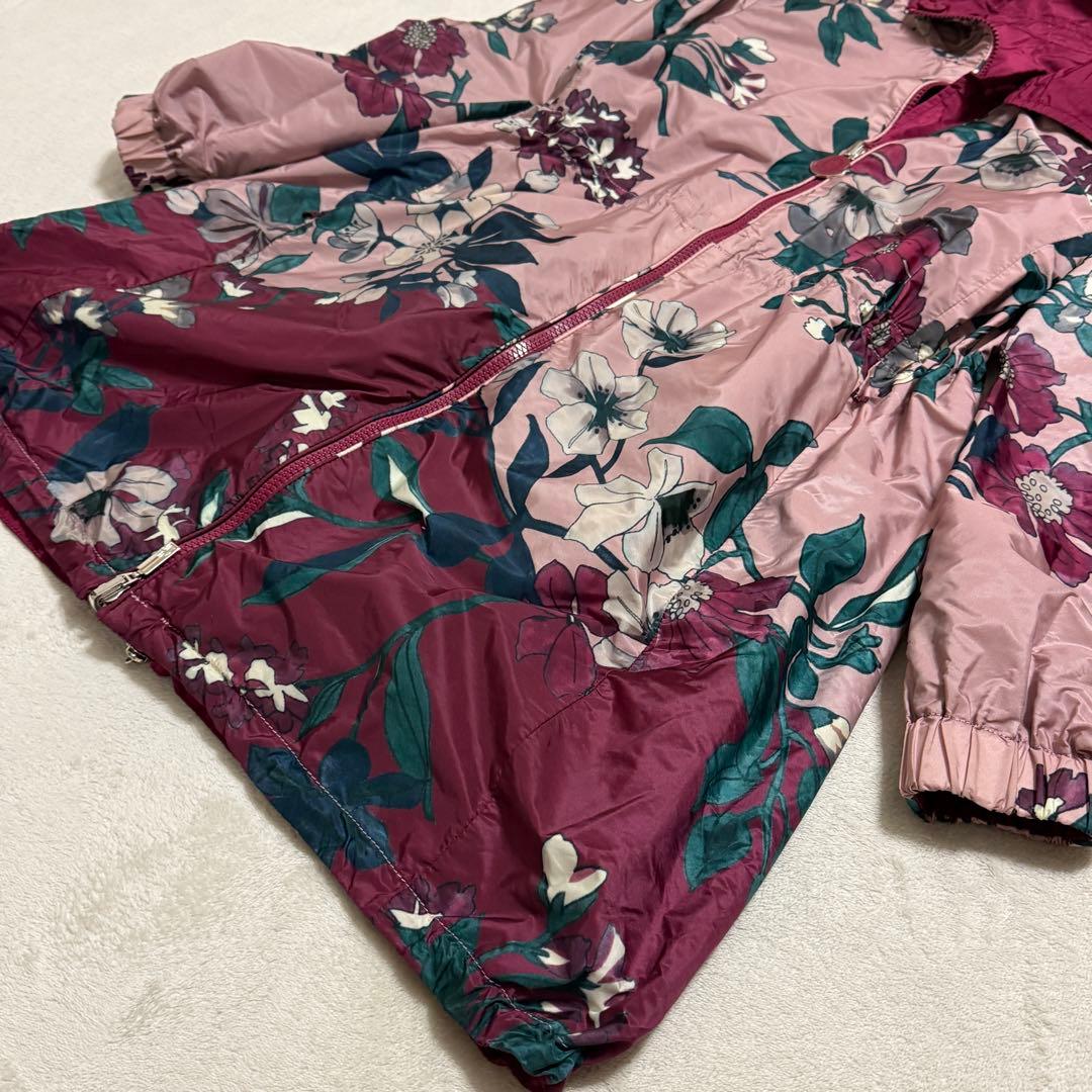 美品　モンクレール　リバーシブルコート　花柄　00(S位)