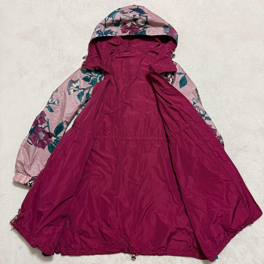 美品　モンクレール　リバーシブルコート　花柄　00(S位)