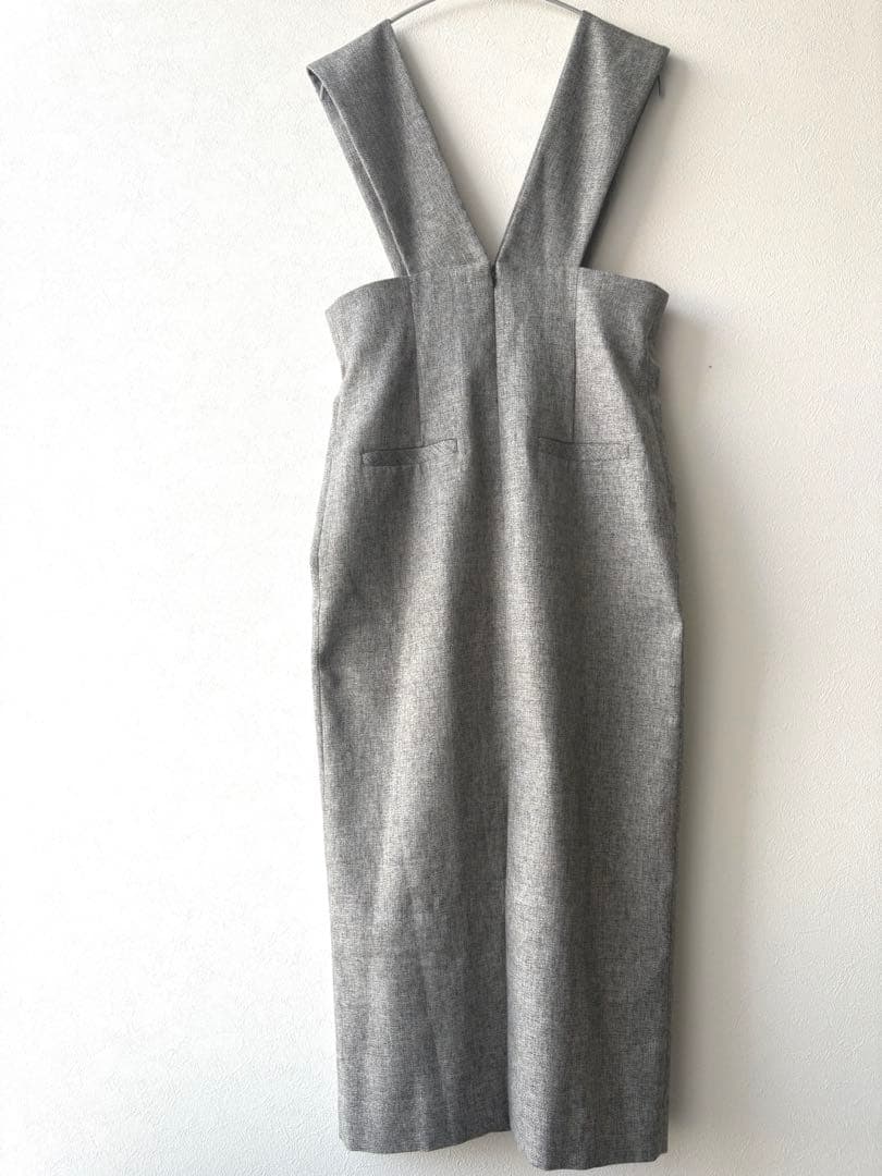 新品✨ PINKY & DIANNE◆デザインショルダージャンパースカート　M