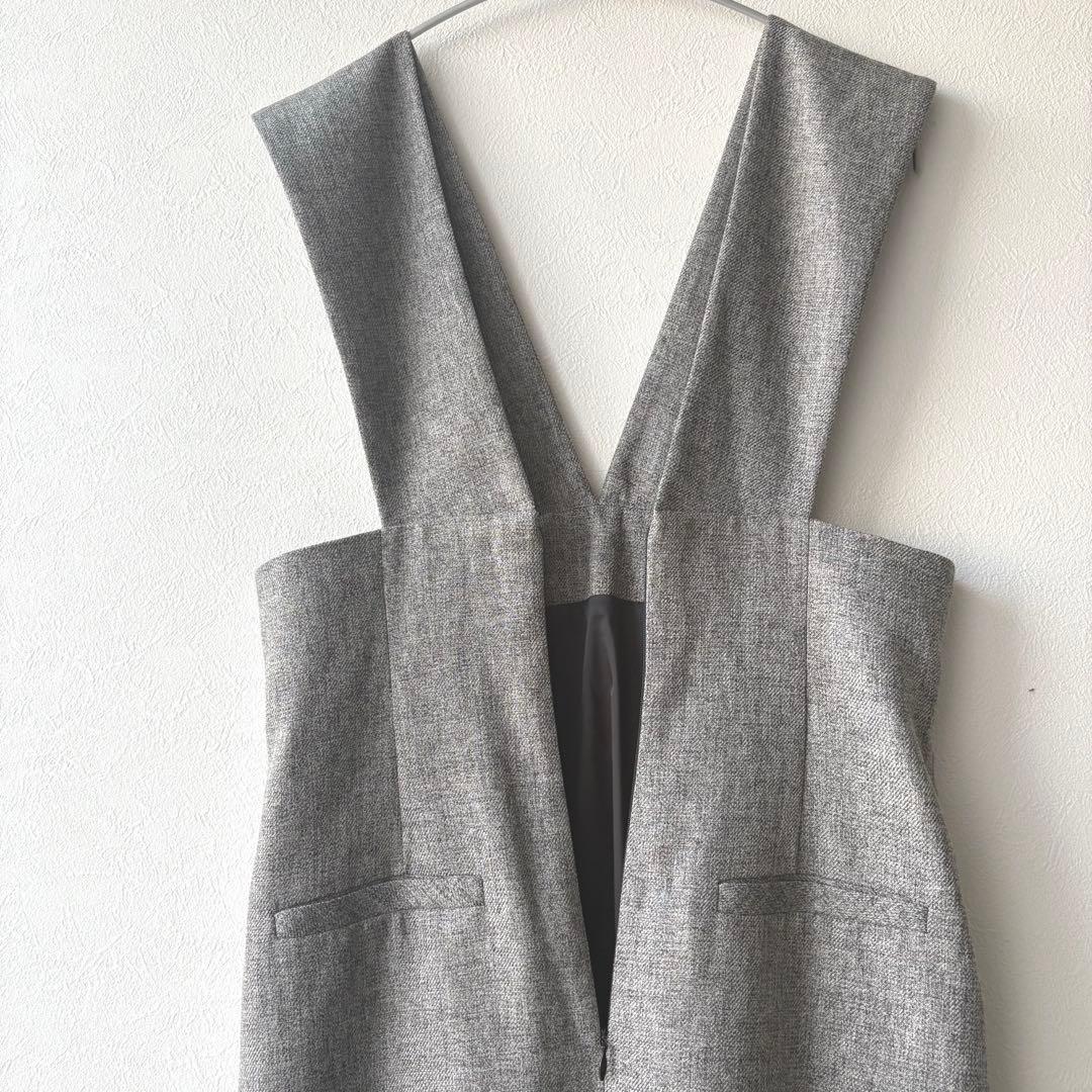 新品✨ PINKY & DIANNE◆デザインショルダージャンパースカート　M