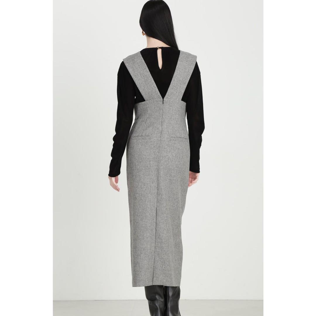 新品✨ PINKY & DIANNE◆デザインショルダージャンパースカート　M