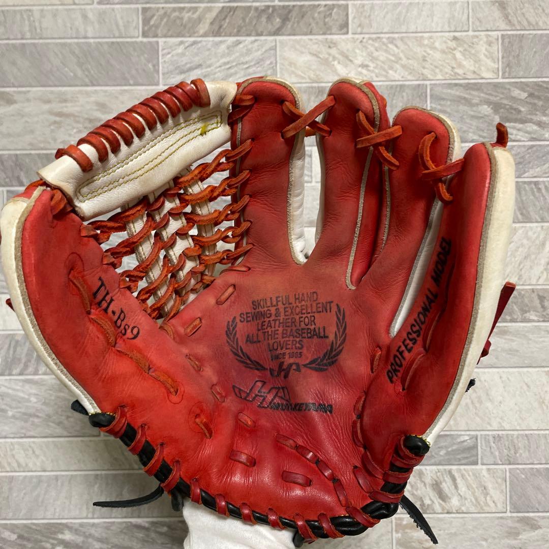 ハタケヤマ 軟式 グローブ 外野手 大人用 野球 ミット