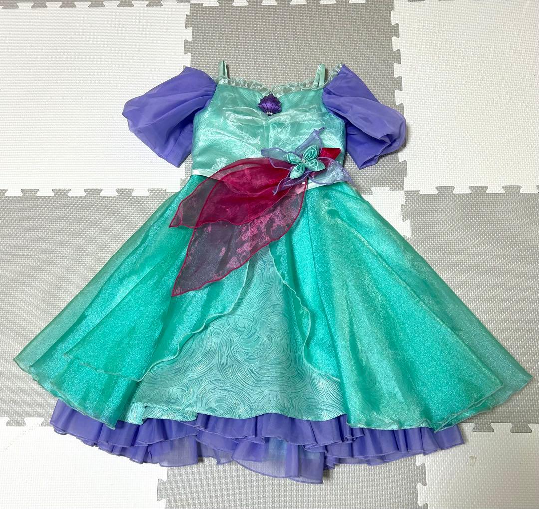 ディズニー ビビディバビディブティック　アリエル ドレス　110センチ
