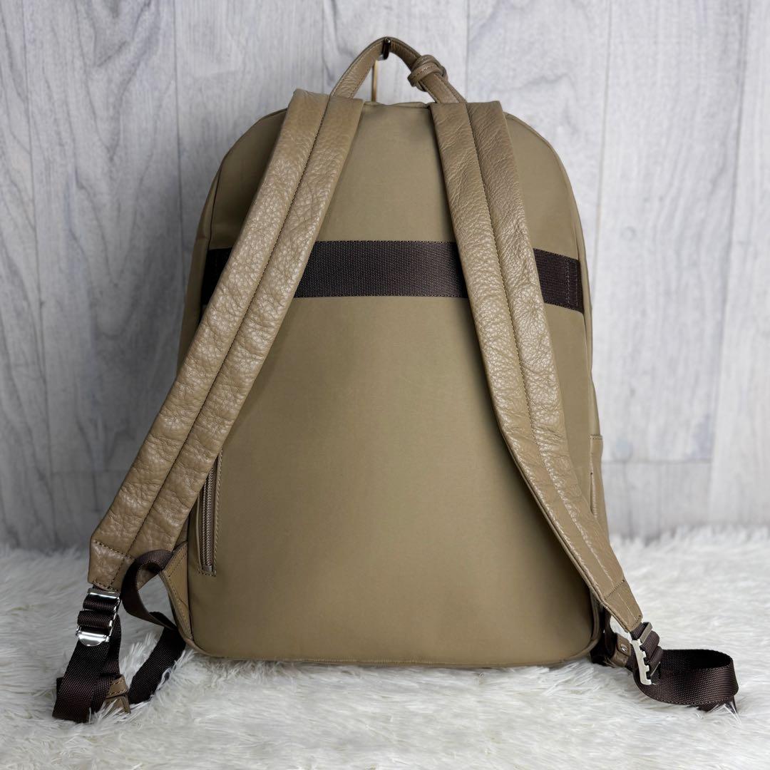 希少♡LEON別注♡美品♡ペッレモルビダ レザー ナイロン コンビ リュック