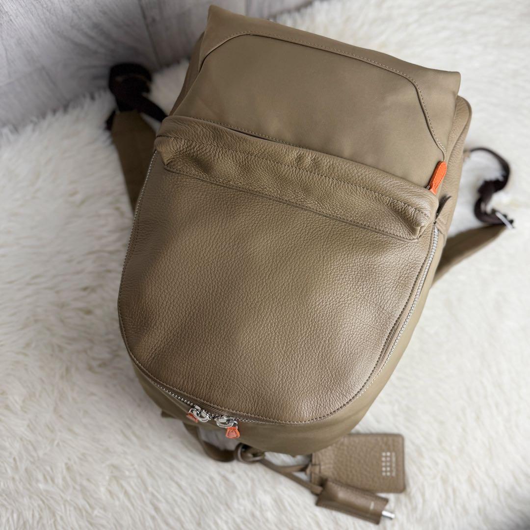 希少♡LEON別注♡美品♡ペッレモルビダ レザー ナイロン コンビ リュック