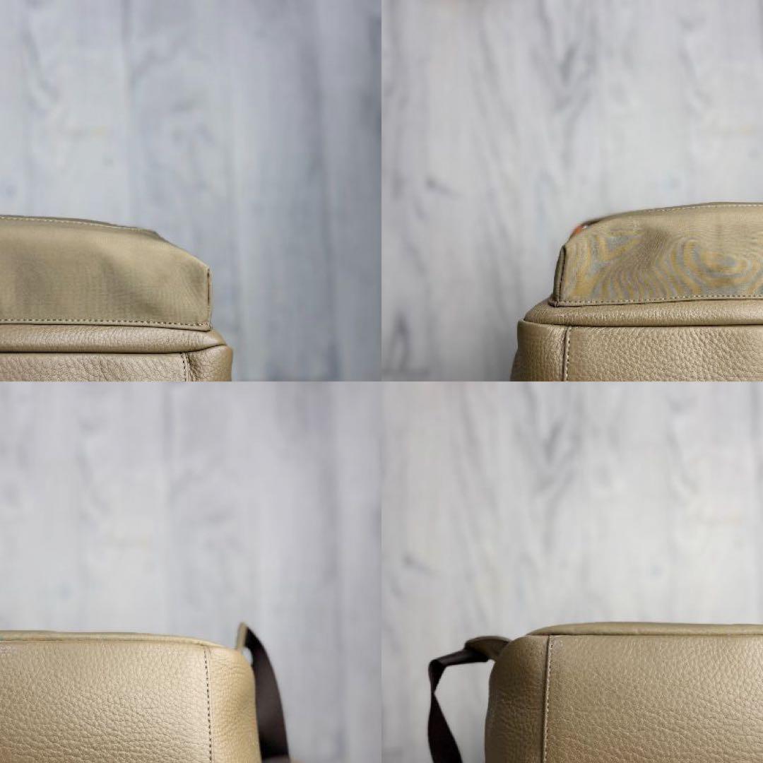 希少♡LEON別注♡美品♡ペッレモルビダ レザー ナイロン コンビ リュック