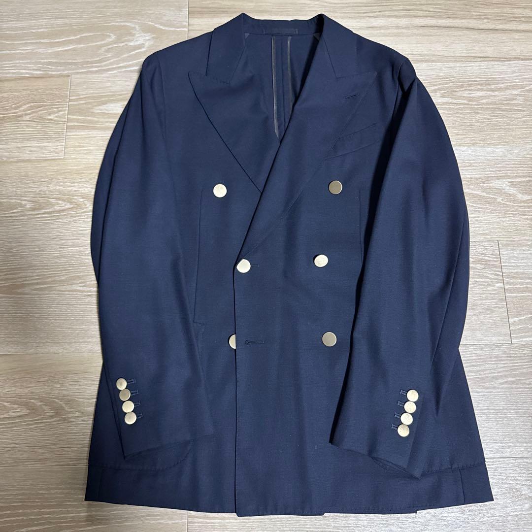 CARUSO カルーゾ　ダブルブレザー　ロロピアーナ48