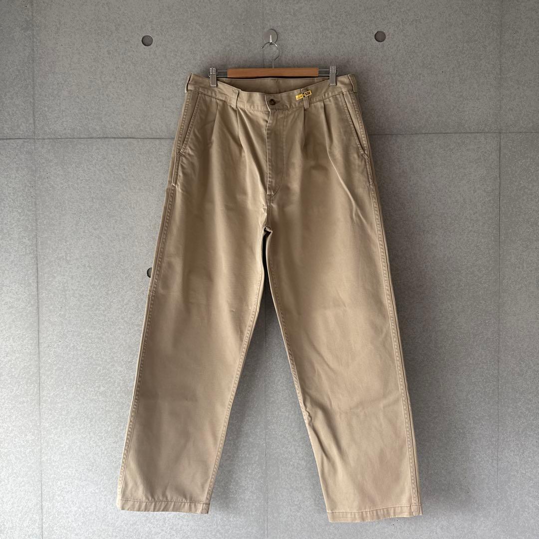 李*龍様 orSlow オアスロウ Two Tuck Wide Trousers