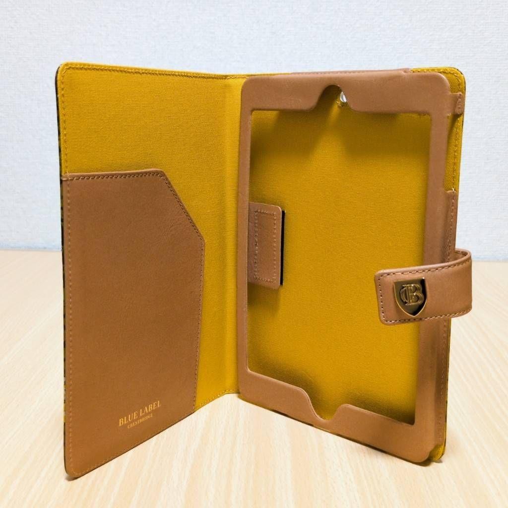 【美品】ブルーレーベルクレストブリッジ 手帳型 iPad mini ケース レア