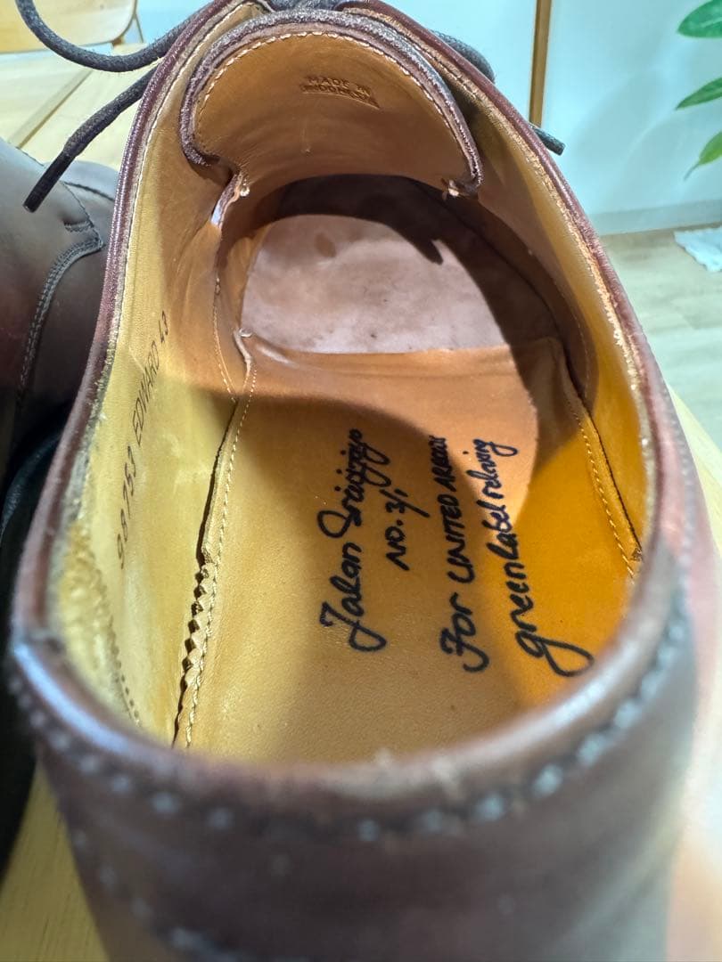 ジャランスリワヤ ストレートチップ 43 EDWARD グッドイヤー製法