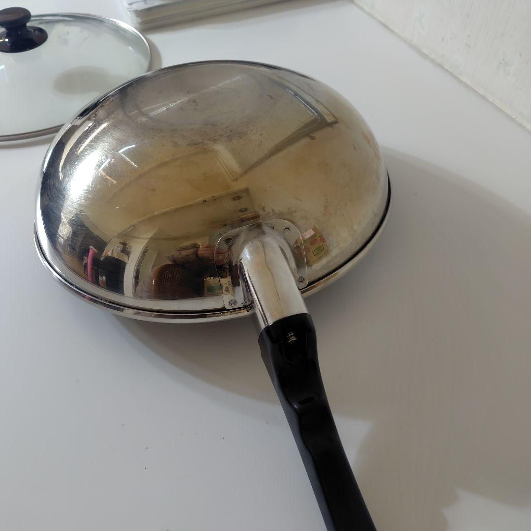 希少　ロイヤルクイーン　 Queen　ふたつき中華鍋　フライパン