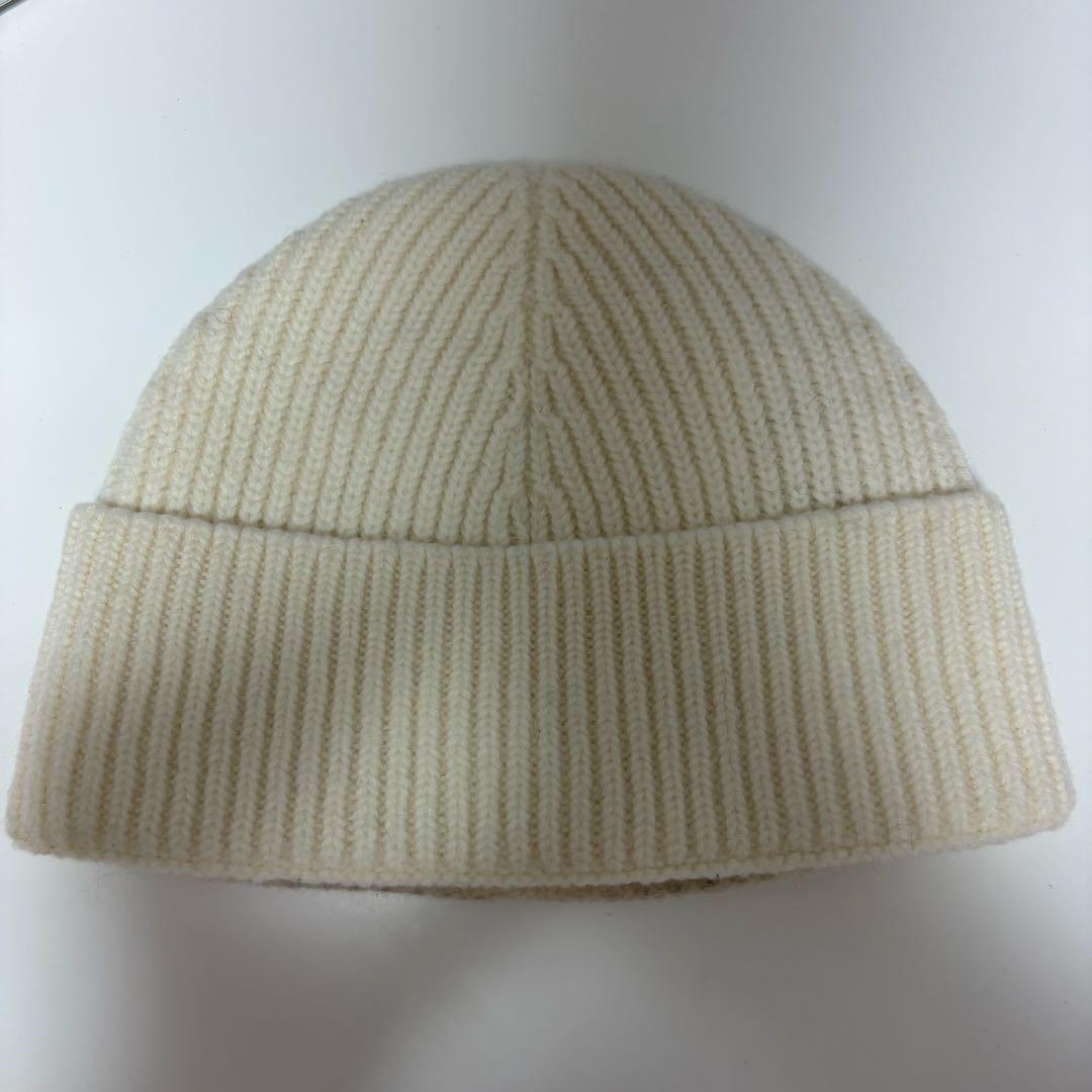AMI PARISホワイト ニット帽　 m13
