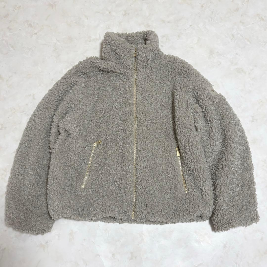 25年モデル✨未使用級 TATRAS LUELA ボアブルゾン ライトグレー