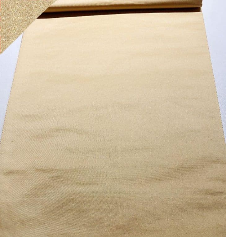 【中古美品】 高級 正絹 本金宝寿 六通 袋帯 御所車